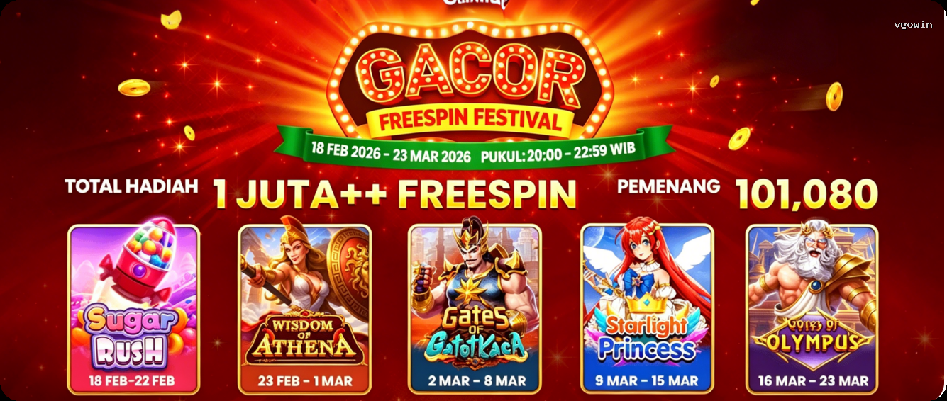Login vgowin Sekarang Bonus Melimpah